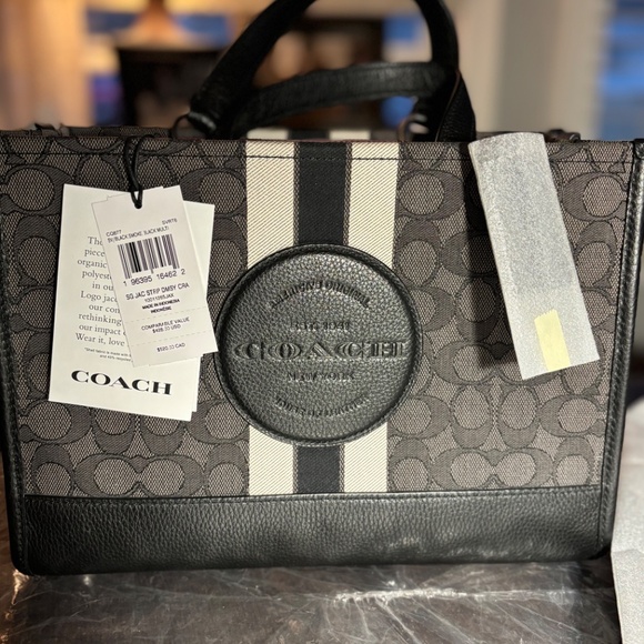 NWT Coach Dempsey Signature Jacquard Carryall- Shoulder Bag/Crossbody - Picture 6 of 16
